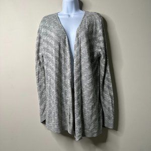 New Directions Grey Open Front Cardigan XL